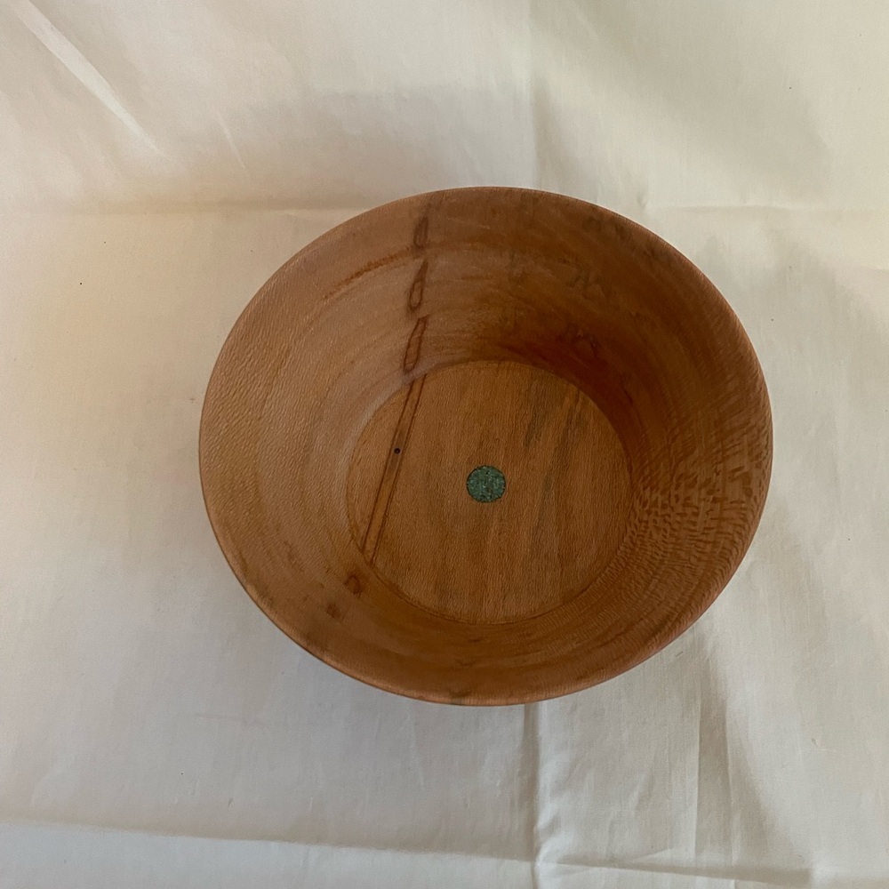 Like New Handcrafted Wood Bowl.